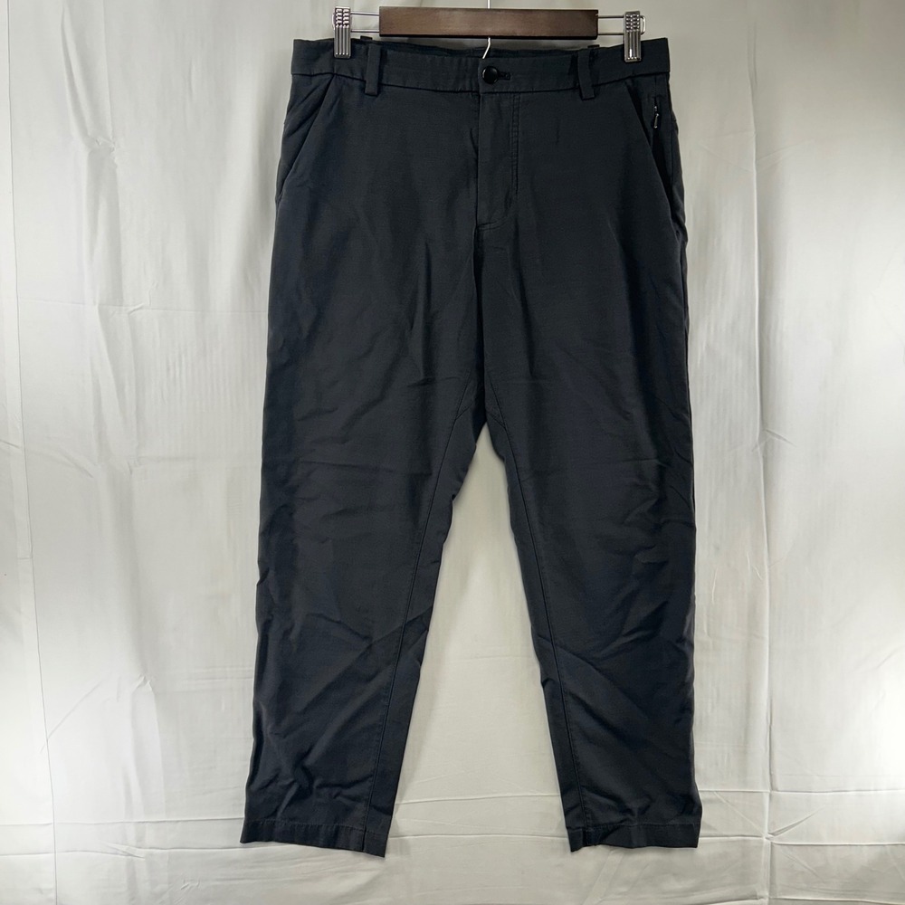Lululemon ABC Pants Mens 30x27 Charcoal Grey Tapered Technical Trouser